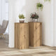 Vidaxx porte-plantes 2 pcs 30x30x70 cm bois chêne artisanal
