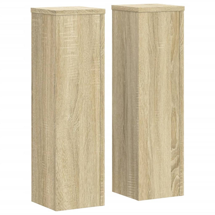 Normes de l'usine de Vidaxl 2 PCS 17x17x60 cm Processus de chêne sonoma en bois