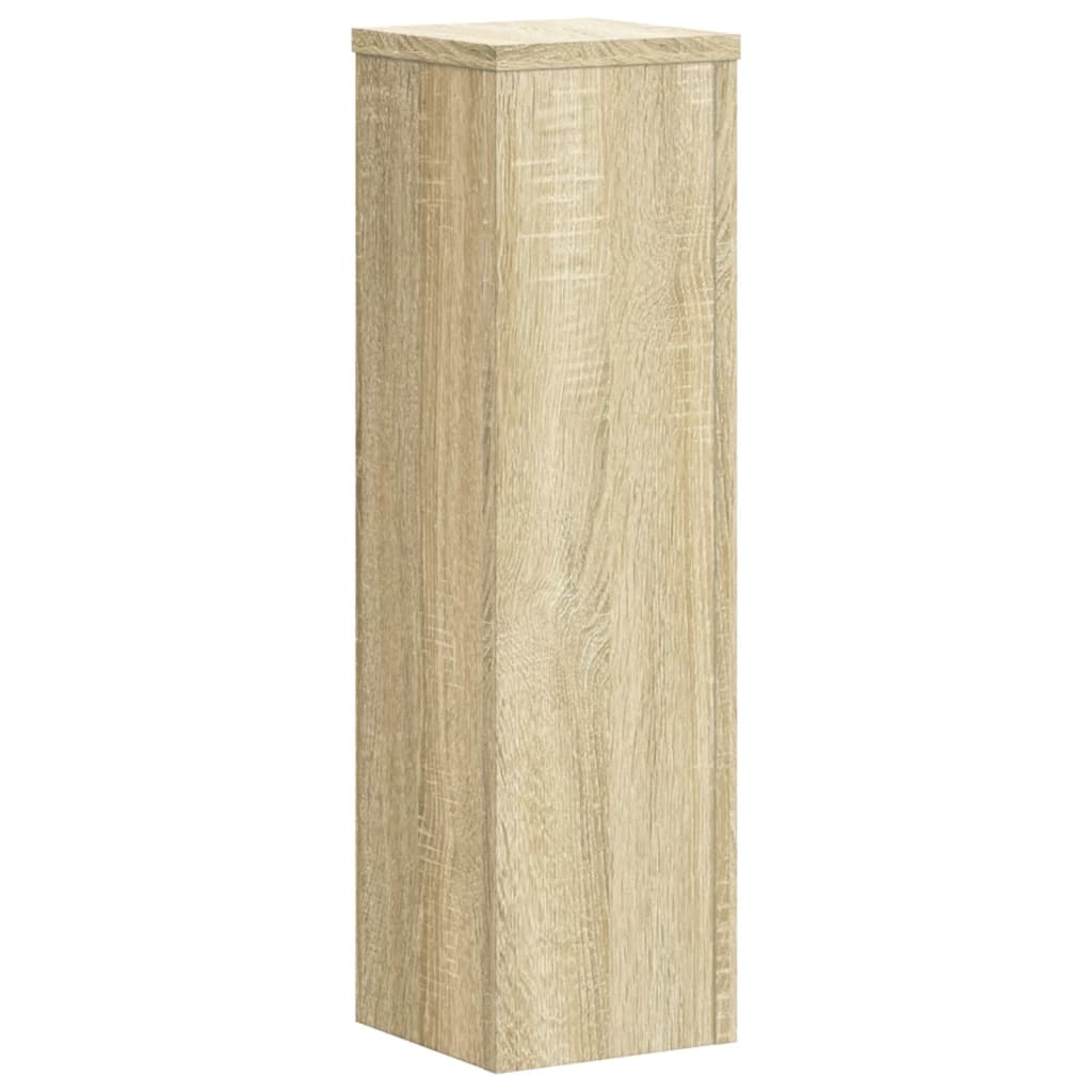 Normes de l'usine de Vidaxl 2 PCS 17x17x60 cm Processus de chêne sonoma en bois