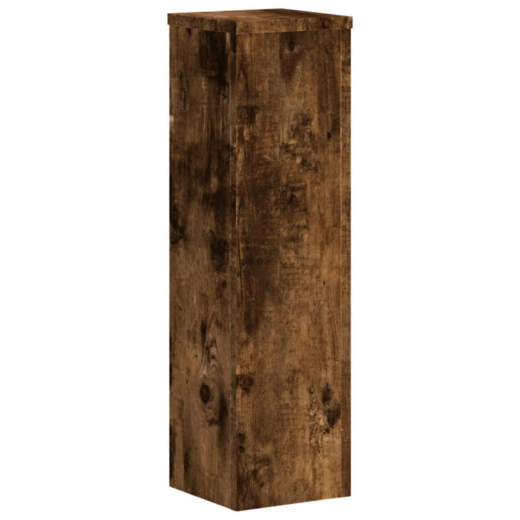 Vidaxx supports pour plantes 2 pcs 17x17x60 cm bois traité chêne fumé