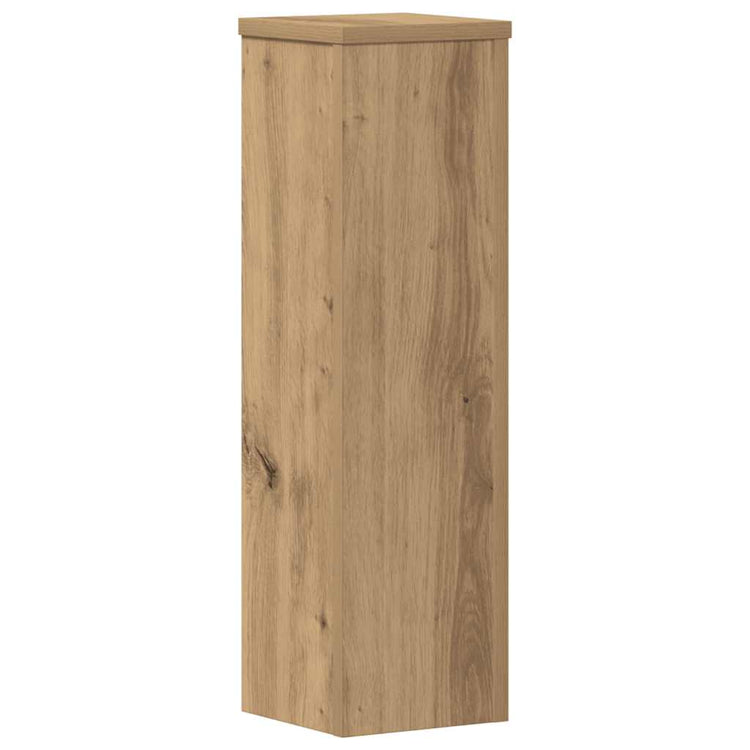 Vidaxxl porte-plantes 2 pcs 17x17x60 cm bois chêne artisanal coloré