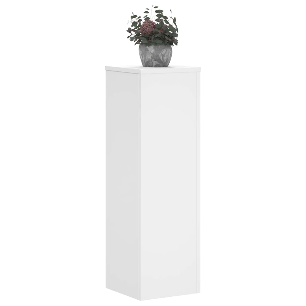 Vidaxx supports pour plantes 2 pcs 25x25x80 cm bois d'ingénierie blanc