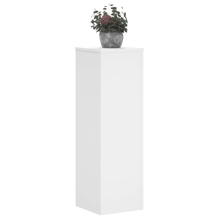 Vidaxx supports pour plantes 2 pcs 25x25x80 cm bois d'ingénierie blanc