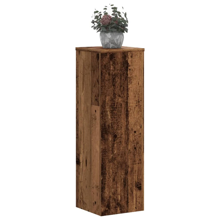 Vidaxx supports pour plantes 2 pcs 25x25x80 cm bois traité, couleur bois ancien