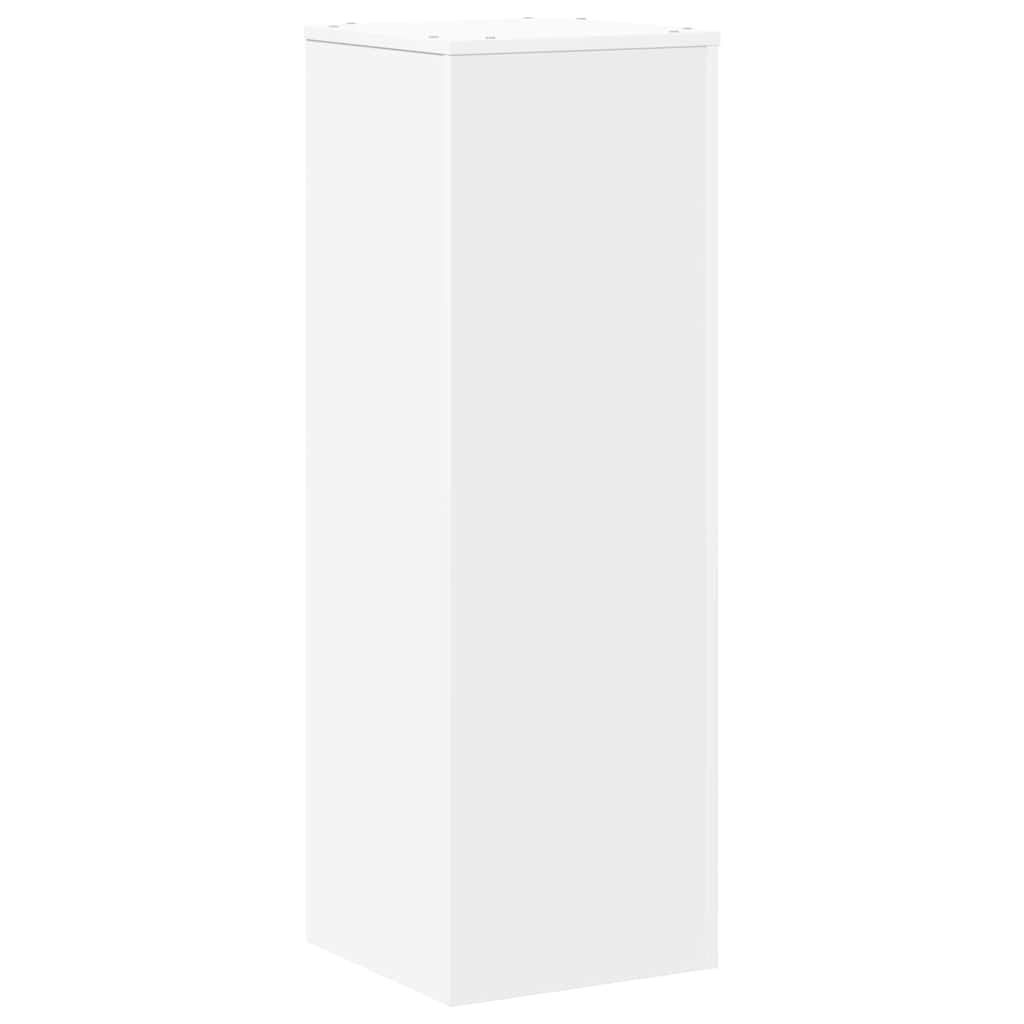 Vidaxx support pour plantes 33x33x100 cm bois d'ingénierie blanc
