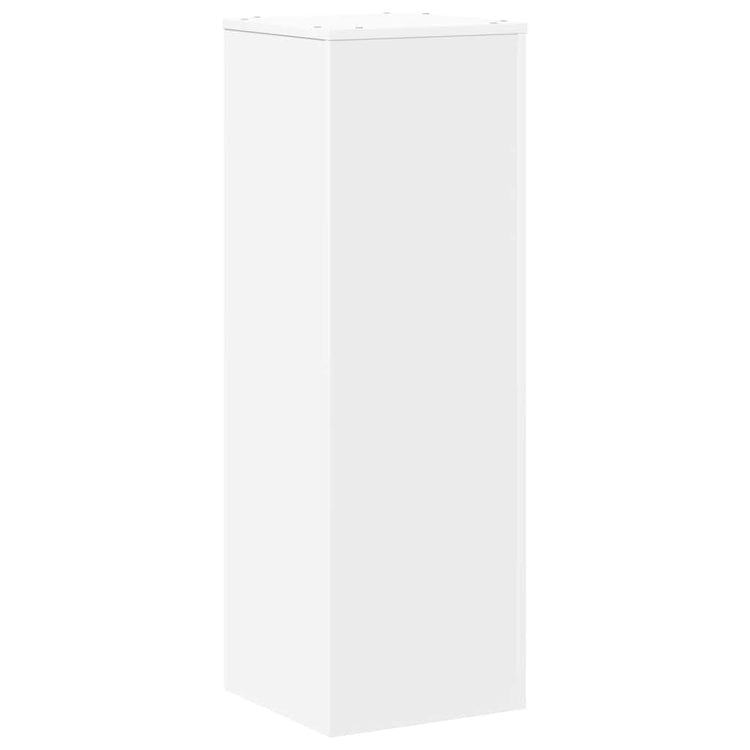 Vidaxx support pour plantes 33x33x100 cm bois d'ingénierie blanc