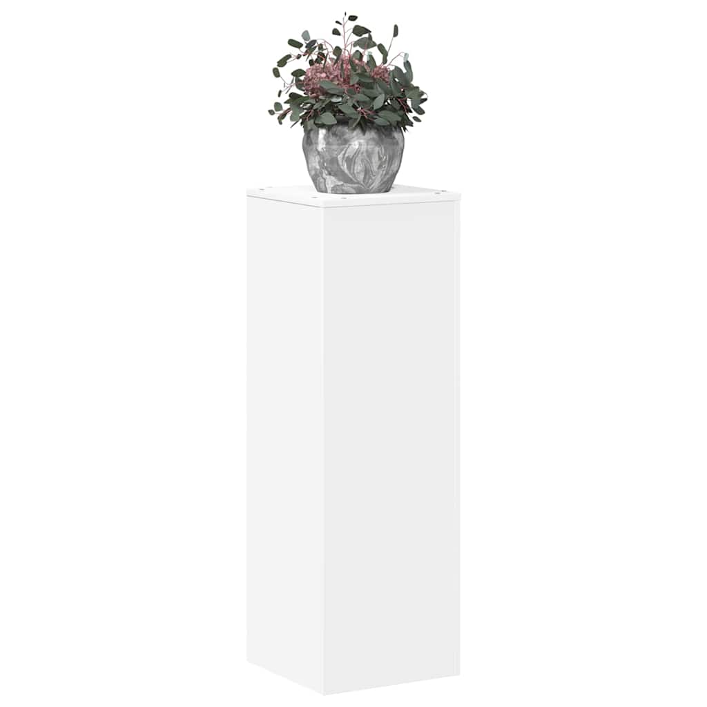 Vidaxx support pour plantes 33x33x100 cm bois d'ingénierie blanc