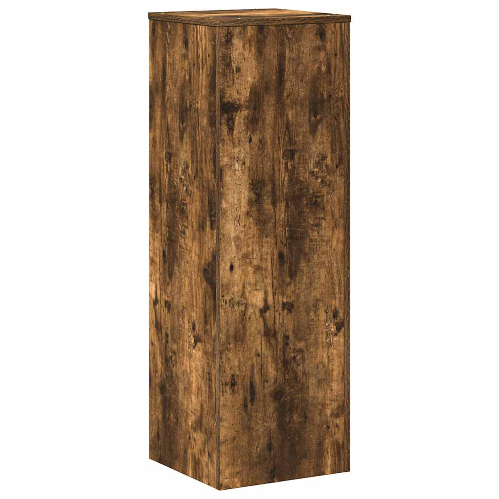 Vidaxx support pour plantes 33x33x100 cm bois traité, chêne fumé