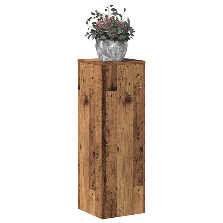 Vidaxx support pour plantes 33x33x100 cm bois traité, couleur bois ancien