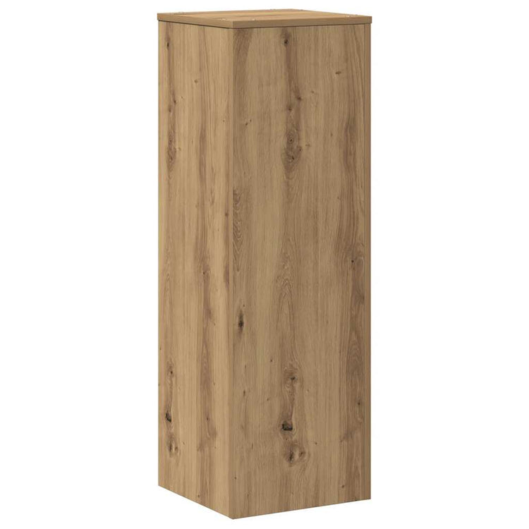 Support à plantes Vidaxx 33x33x100 cm en bois travaillé, chêne artisanal