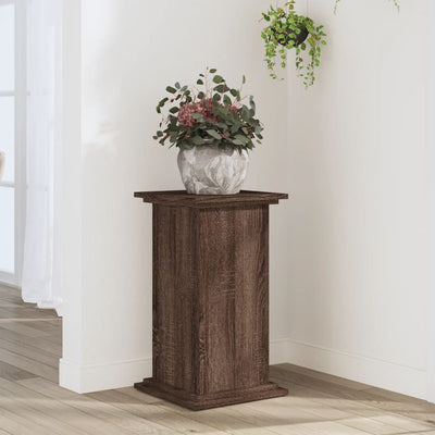 Norme de l'usine de Vidaxl 33x33x60 cm chêne brun en bois -colore