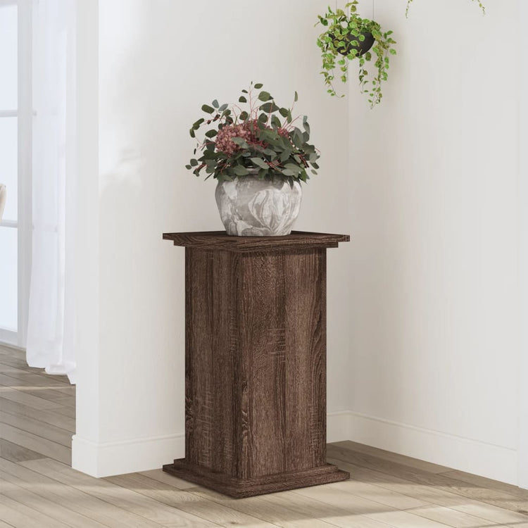Norme de l'usine de Vidaxl 33x33x60 cm chêne brun en bois -colore