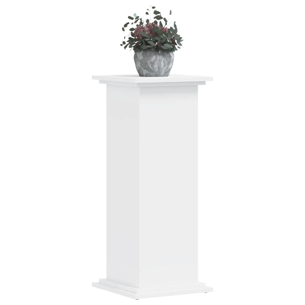 Norme de l'usine de Vidaxl 33x33x80 cm Bois transformé en blanc