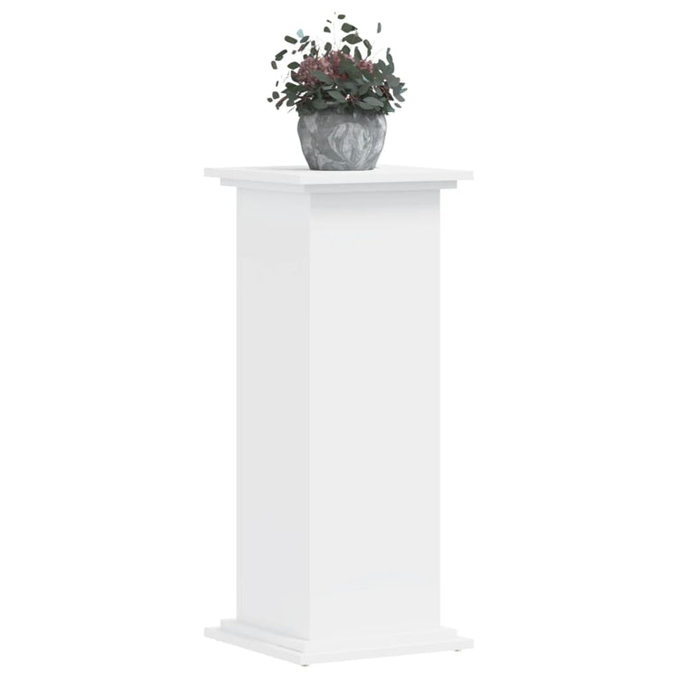 Norme de l'usine de Vidaxl 33x33x80 cm Bois transformé en blanc