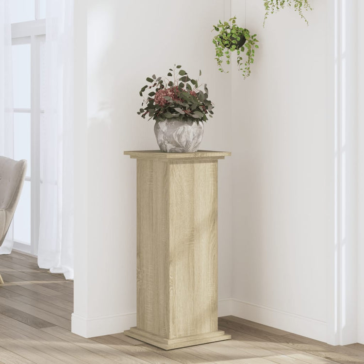 Norme de l'usine de Vidaxl 33x33x80 cm Bois de chêne sonoma en bois de bois de bois -colore