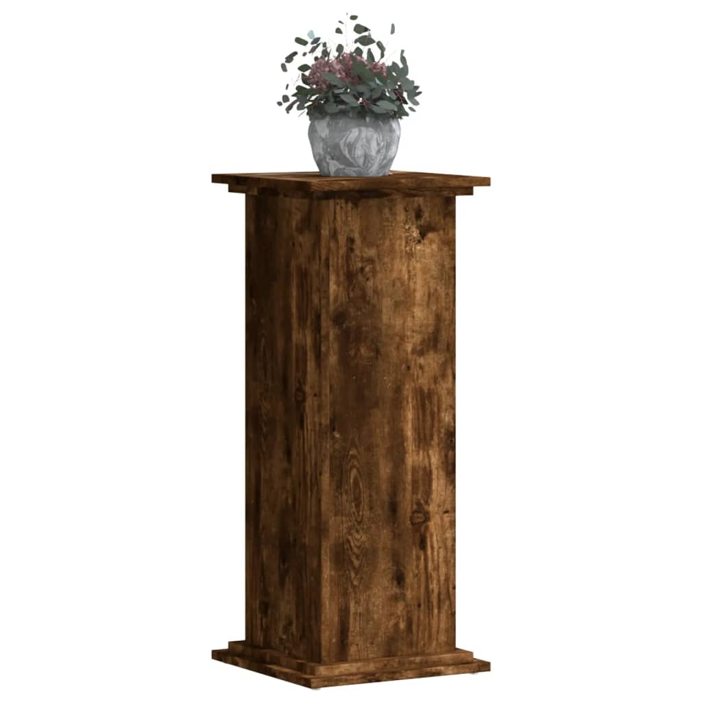 Norme de l'usine de Vidaxl 33x33x80 cm Couleur de chêne à bois à bois provoqué