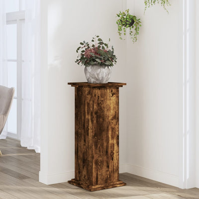 Norme de l'usine de Vidaxl 33x33x80 cm Couleur de chêne à bois à bois provoqué
