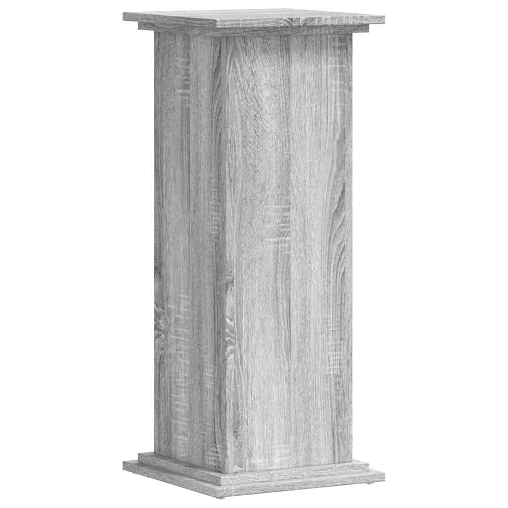 Norme de l'usine de Vidaxl 33x33x80 cm en bois de chêne sonoma gris de bois de bois