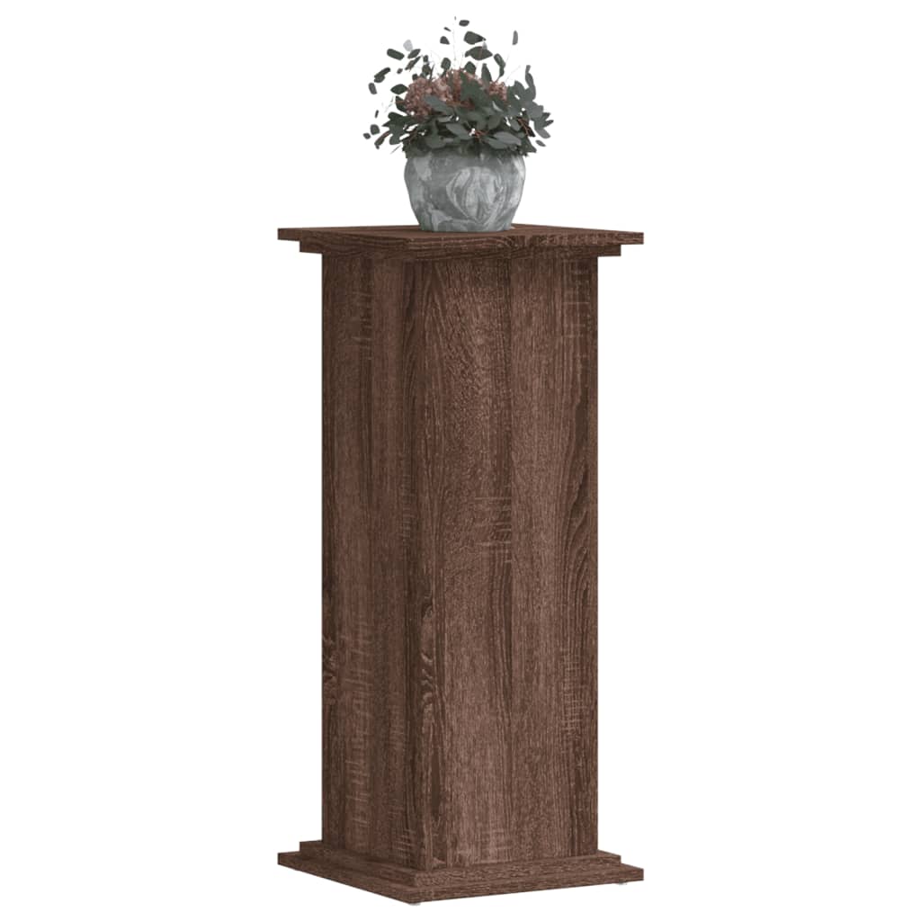 Norme de l'usine de Vidaxl 33x33x80 cm chêne brun en bois -colore
