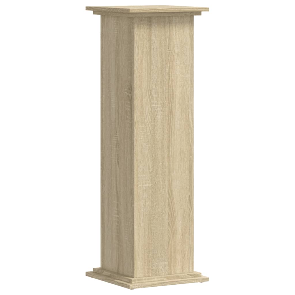 Vidaxx support pour plantes 33x33x100 cm bois d'ingénierie couleur chêne sonoma