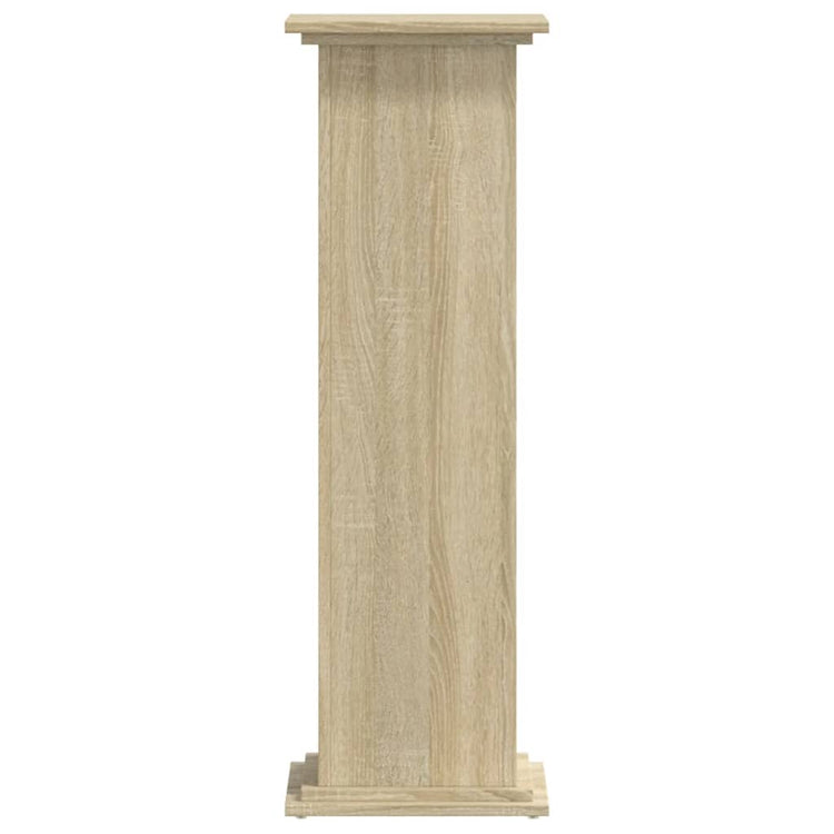 Vidaxx support pour plantes 33x33x100 cm bois d'ingénierie couleur chêne sonoma