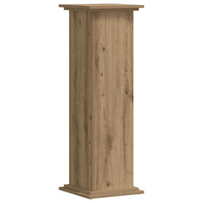 Support à plantes Vidaxx 33x33x100 cm en bois travaillé, chêne artisanal