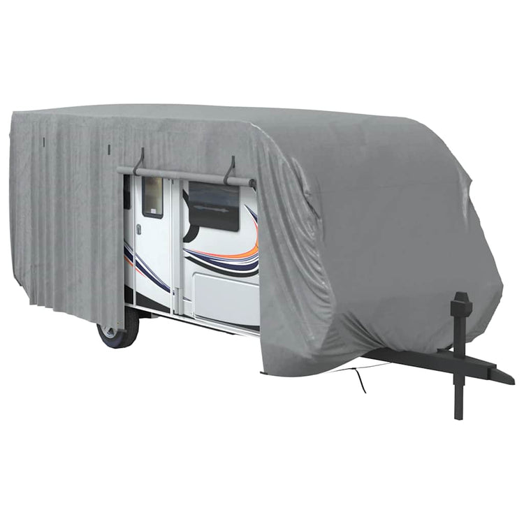 Vidaxl Caravanhoes 732x250x220 cm gris non longueur