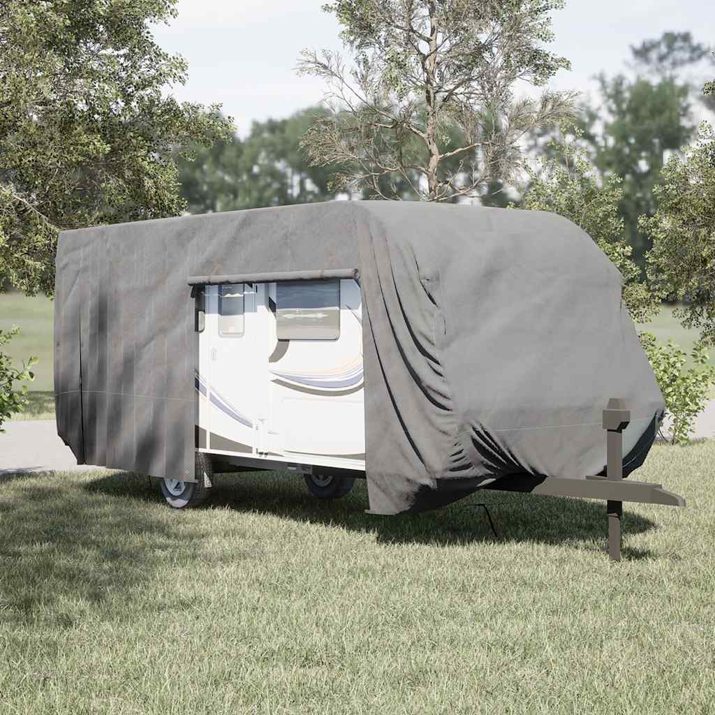 Vidaxl Caravanhoes 732x250x220 cm gris non longueur