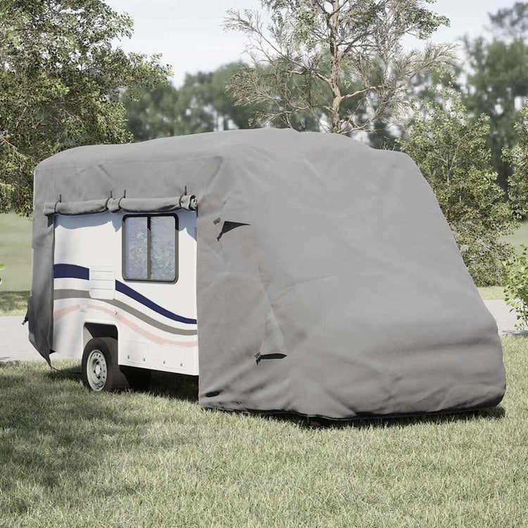 Vidaxl Camper Covers 570x235x275 cm Vliesvlies Gray