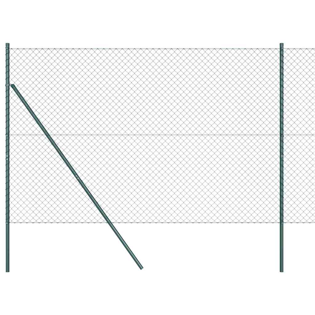 Poteau de clôture Vidaxl vert 10 x 1,6 m (maille 40 x 40 mm)