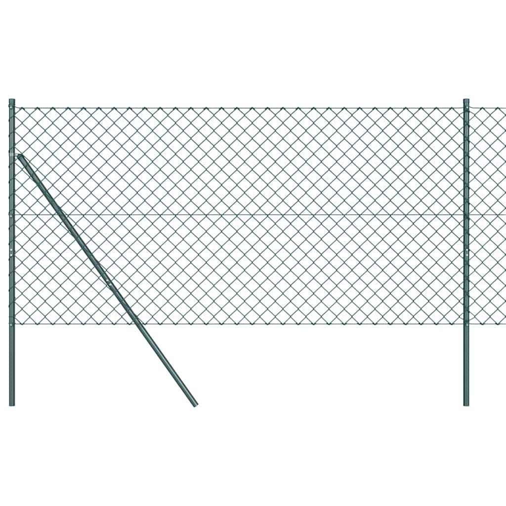 Poteau de clôture Vidaxl vert 10 x 1,2 m (maille 60 x 60 mm)