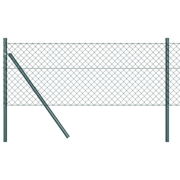 Poteau de clôture Vidaxl vert 25 x 0,4 m (maille 40 x 40 mm)