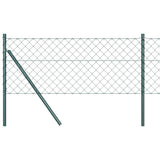 Vidaxl poteau de clôture vert 0,8 x 25 m (maille 60 x 60 mm) acier - afbeelding 2