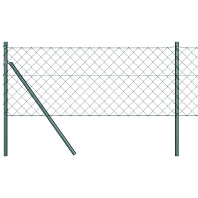 Vidaxl poteau de clôture vert 0,8 x 25 m (maille 60 x 60 mm) acier