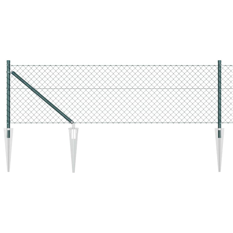 Poteau de clôture Vidaxl vert 10 x 0,4 m (maille 40 x 40 mm)