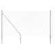 Vidaxl poteau de clôture argent 10 x 1 m (maille 40 x 40 mm) acier