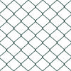 Vidaxl poteau de clôture vert 10 x 1 m (maille 40 x 40 mm) acier et PVC
