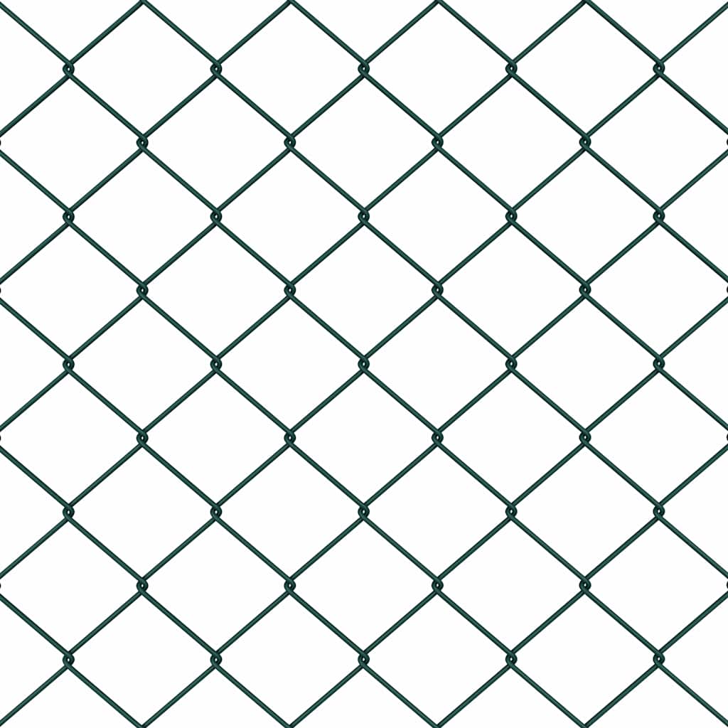 Poteau de clôture Vidaxl vert 10 x 1,5 m (maille 40 x 40 mm)