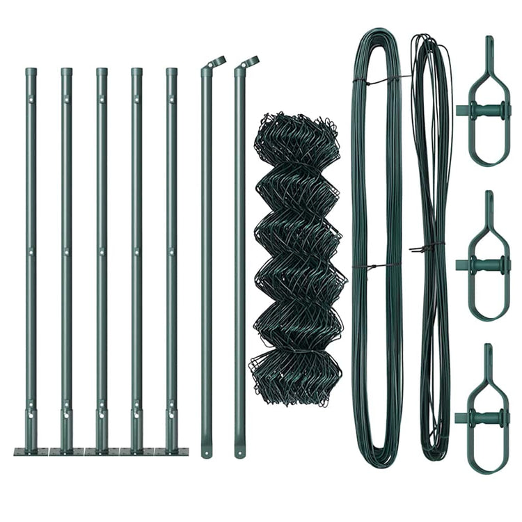 Poteau de clôture Vidaxl vert 10 x 0,6 m (maille 60 x 60 mm)