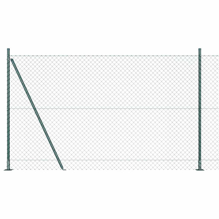 Poteau de clôture Vidaxl vert 10 x 1,4 m (maille 60 x 60 mm)