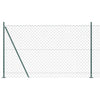Poteau de clôture Vidaxl vert 10 x 1,5 m (maille 60 x 60 mm)