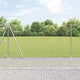 Vidaxl poteau de clôture argent 10 x 1,2 m (maille 60 x 60 mm) acier