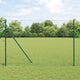 Clôture Vidaxl avec poteau vert 1,6 x 10 m acier et PVC