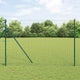 Clôture Vidaxl avec poteau vert 1,6 x 10 m acier et PVC