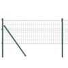 Clôture Vidaxxl avec poteau vert 0,6 x 25 m acier et PVC