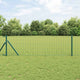 Clôture Vidaxxl avec poteau vert 0,4 x 25 m acier et PVC