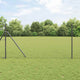Clôture Vidaxl avec poteau gris 1,4 x 10 m acier et PVC
