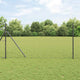 Vidaxxl clôture avec poteau gris 1 x 10 m acier