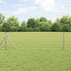 Clôture Vidaxl avec poteau argent 0,6 x 10 m acier et PVC