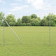 Clôture Vidaxl avec poteau argent 1,6 x 10 m acier et PVC